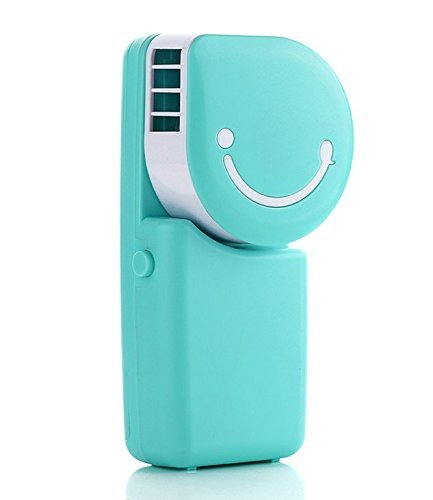 ESUMIC Portable USB Smile Air Conditioner Fan Travel Handheld Rechargeable Cooling Fan Air Purifier Humidifier...