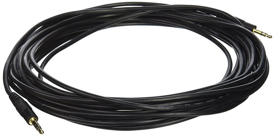 iMBAPrice iMBA-PS-25MF 25-Feet Gold Plated 3.5mm Male to 3.5mm Female Extension Stereo Audio Cable N6
