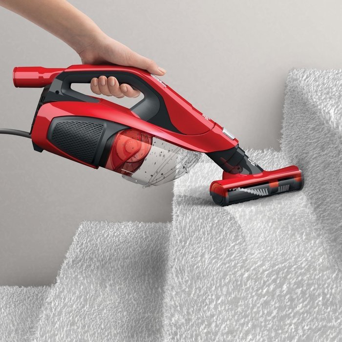 Dirt Devil 360&deg; Reach Pro Bagless Stick Vacuum SD12515B (Complete Set) w/ Gift: Premium Microfiber Cleaner N6