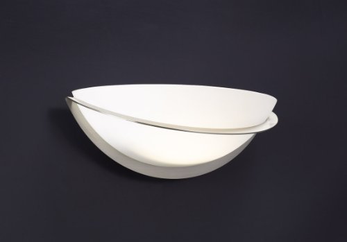 PLC Lighting 21066 SN 1-Light Wall Sconce Enzo-Iv Collection, Satin Nickel Finish by PLC Lighting