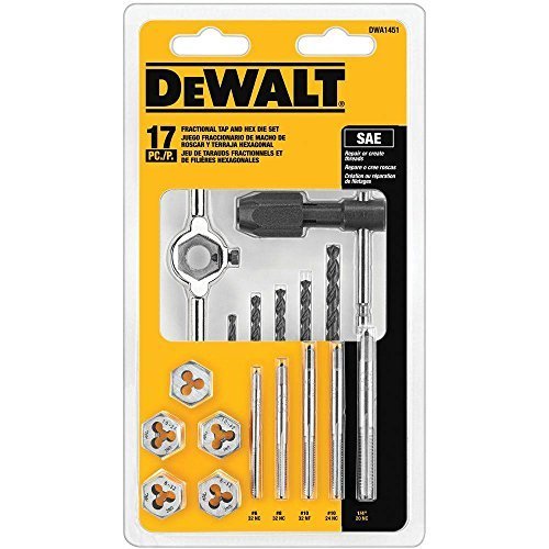 Fractional Tap and Die Set (17-Piece) by DEWALT