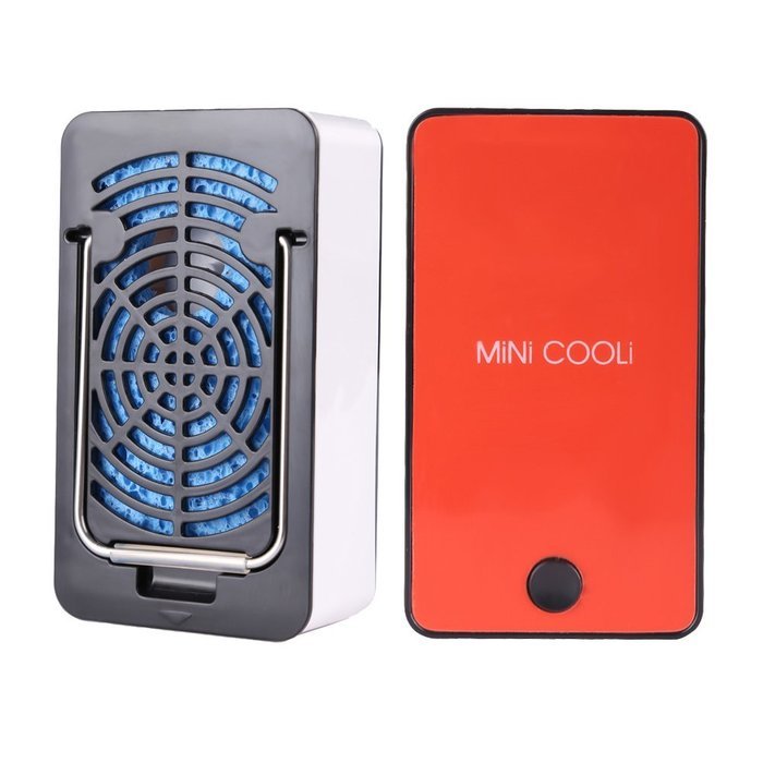 Chinatera Portable Rechargeable Mini Cooler Portable Air Conditioning Electric Cooling Fan(Runs on Batteries or... N3
