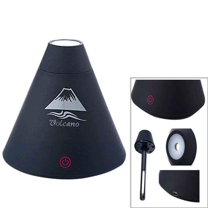 Hanperal Volcano Humidifier Desktop USB Air Diffuser Purifier Atomizer LED Night Light