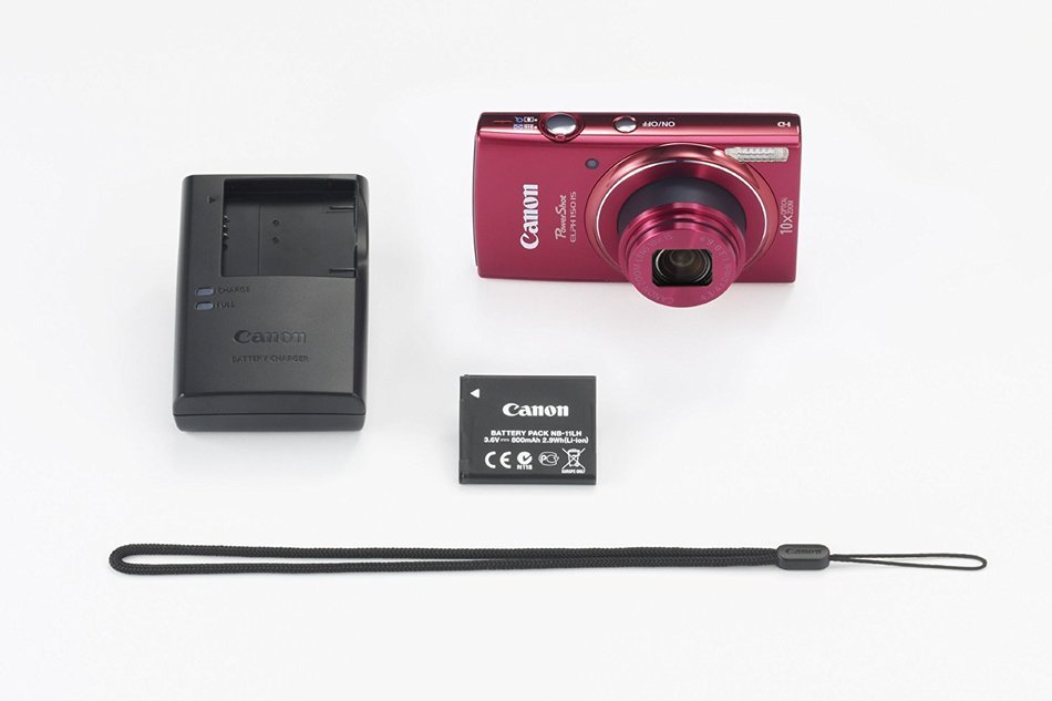 Canon PowerShot ELPH 150 IS Digital Camera (Red) N23