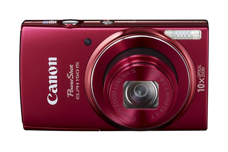 Canon PowerShot ELPH 150 IS Digital Camera (Red) N24
