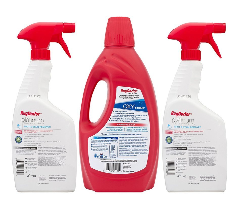 Rug Doctor 05038 Clean Care Carpet Cleaner, Combo Pack