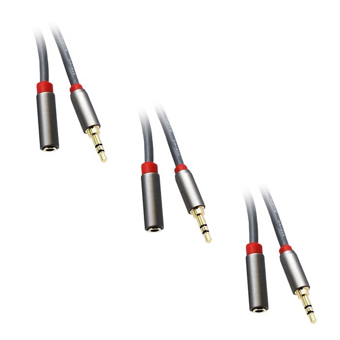 C&E Premium 3.5mm Male to 3.5mm Female Stereo Audio Extension Cable 15-Feet CNE74528 N9