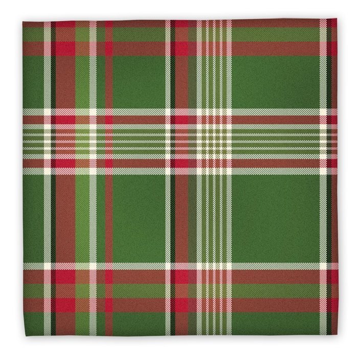 DII Christmas Holiday Holly Jolly Plaid Napkin, Set of 6 N5