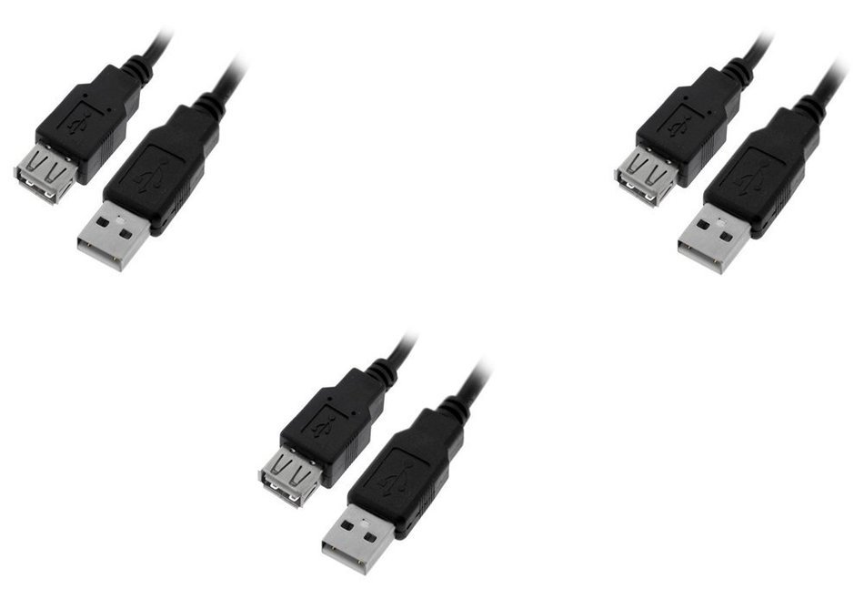C&E 10 Pack USB 2.0 Extension Cable 15 Feet CNE460272 N9