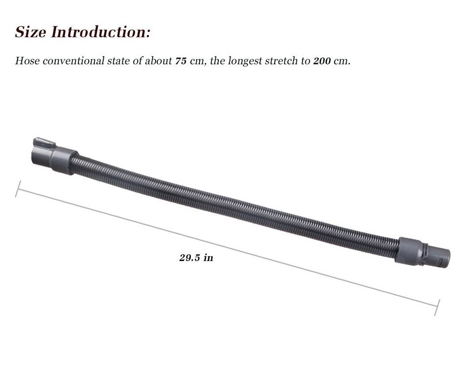 I-clean Replacement Flexi Extension Stretch Hose For Dyson DC59 V6 DC31 DC34 DC35 DC44 DC58 Vacuum Cleaner
