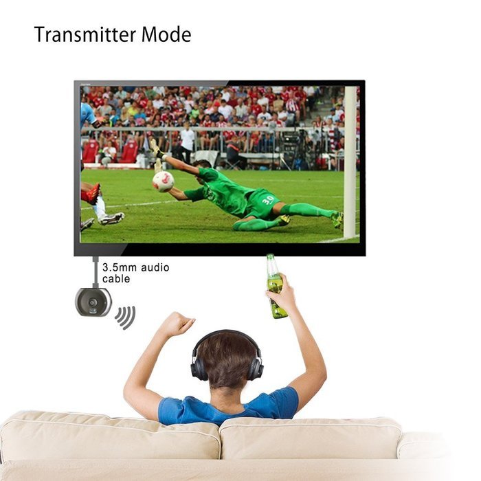 Avantree aptX LOW LATENCY Bluetooth Receiver and Transmitter 2-in-1, Wireless Adapter for Audio Source Home Speaker... N25
