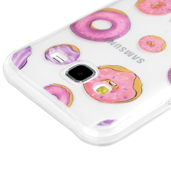 2015 Galaxy J5 Case, YOKIRIN Colorful Clear Skin Shell Slim Fit Case Translucent Impact Resistant Anti Slip Flexible... N6