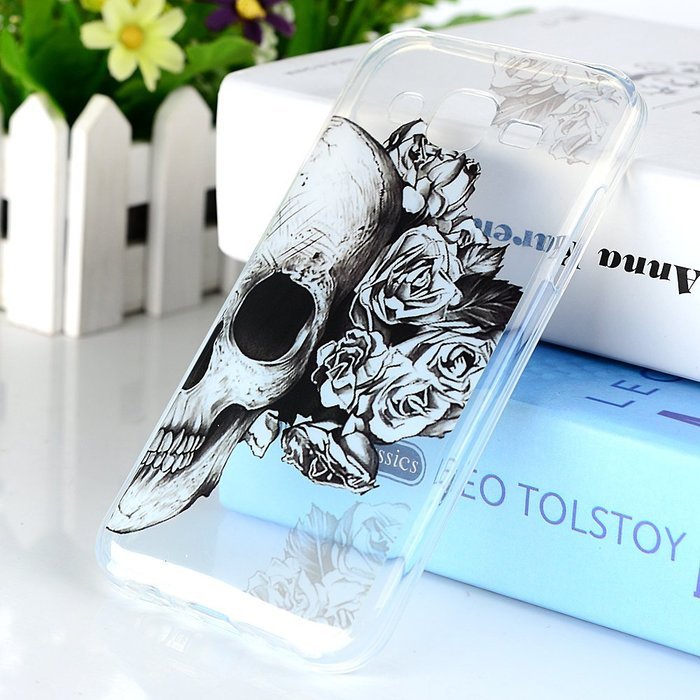 2015 Galaxy J5 Case, YOKIRIN Colorful Clear Skin Shell Slim Fit Case Translucent Impact Resistant Anti Slip Flexible... N7