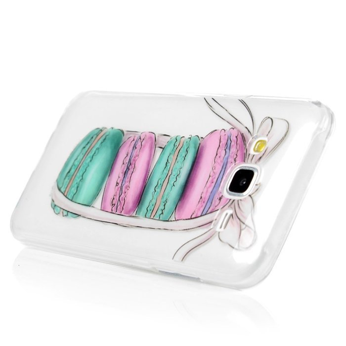 2015 Galaxy J5 Case, YOKIRIN Colorful Clear Skin Shell Slim Fit Case Translucent Impact Resistant Anti Slip Flexible... N9