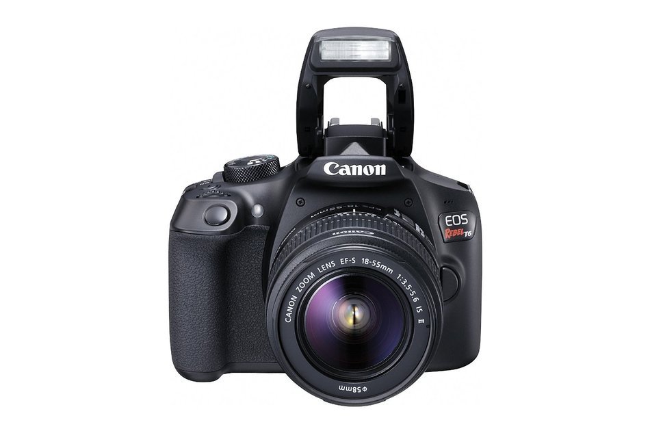 Canon EOS Rebel T6 Digital SLR Camera Kit with EF-S 18-55mm f/3.5-5.6 IS II Lens with Corel PaintShop Pro X8 Ultimate N4