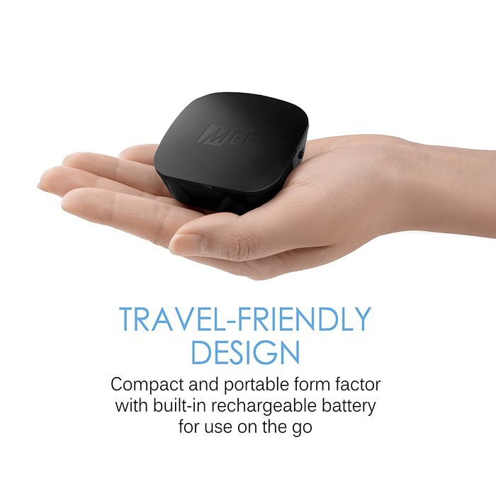 MEE audio Connect Universal Dual Headphone or Dual Speaker Bluetooth Wireless Audio Transmitter for TV N6