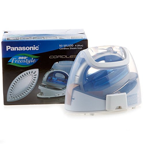 Panasonic 360&ordm; Freestyle Cordless Iron with Carrying Case NI-WL600 BLUE COLOR
