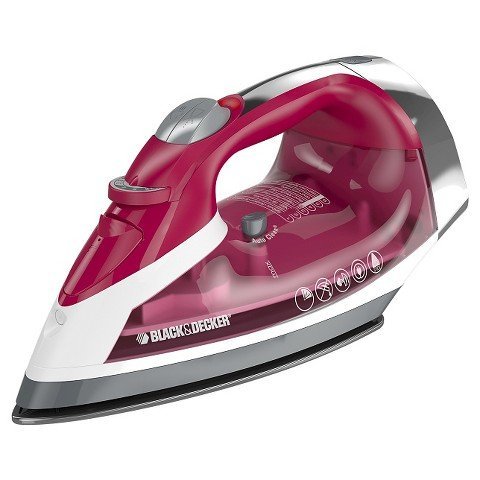 BLACK + DECKER Stainless Steel Sole Plate Steam Iron