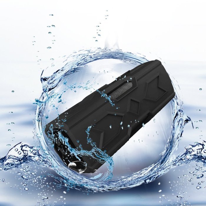 CNUALV Outdoor Sports Bluetooth Stereo Speaker Waterproof Wireless Speaker with Built-in 3600mAh Power Bank (... N4