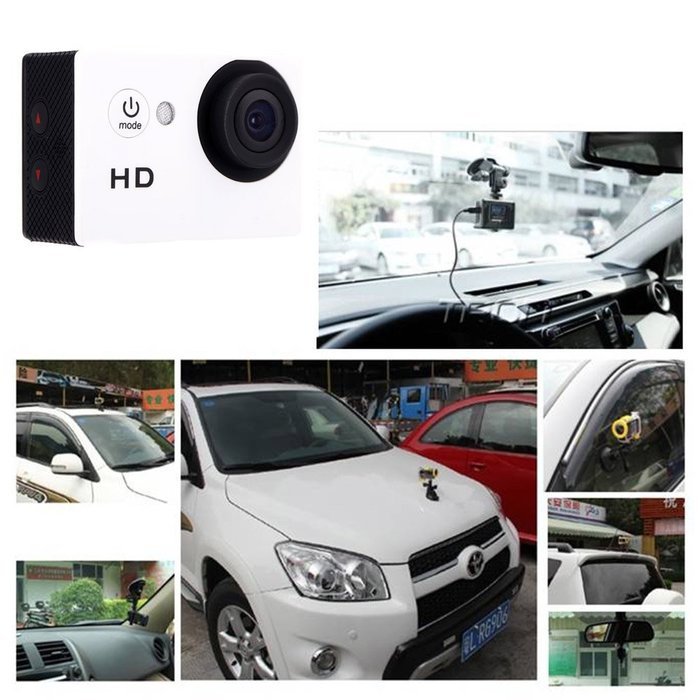Andoer A7 HD 720P Sport Mini DV Action Camera 2.0" LCD 90&deg; Wide Angle Lens 30M Waterproof N46