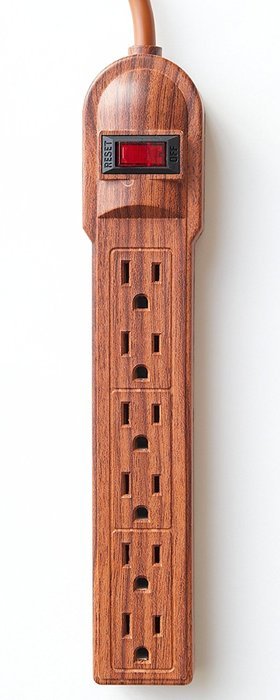 Invisiplug 6-Outlet Surge Protector, Model LN001 N6
