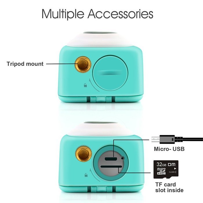 Sumsonic COCA+ Mini Lifestyle Action Camera HD 1080p Digital Video Camcorder with Smart Remote, WI-FI, Magnetic... N9