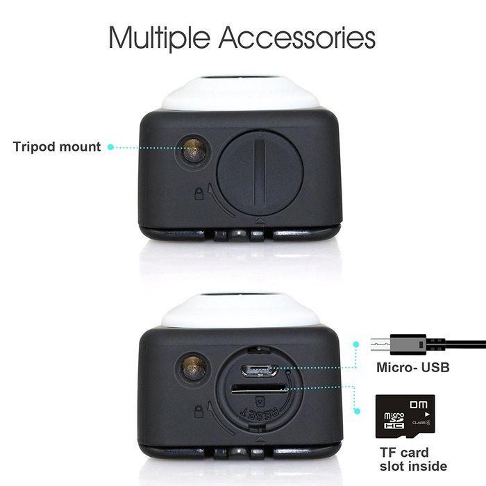 Sumsonic COCA+ Mini Lifestyle Action Camera HD 1080p Digital Video Camcorder with Smart Remote, WI-FI, Magnetic... N14