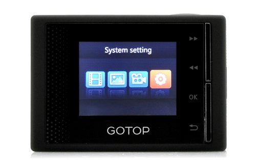 Full HD Sports Camera "GOTOP" - 16MP, 1.5 Inch Screen, 120FPS, 140 Degree Wide Lens, 5 Mounting Accessories N6
