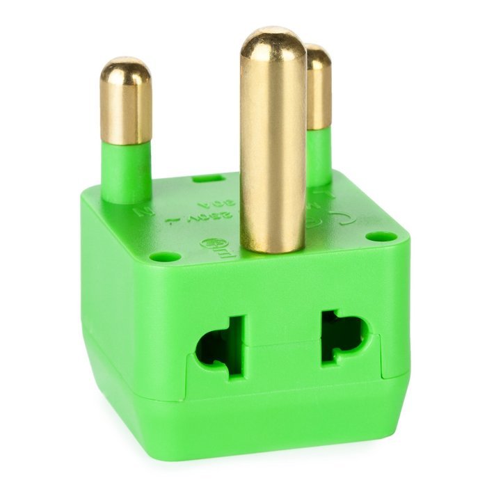 Yubi Power 2 in 1 Universal Travel Adapter with 2 Universal Outlets - Built in Surge Protector - 5 Pack - Black... N7