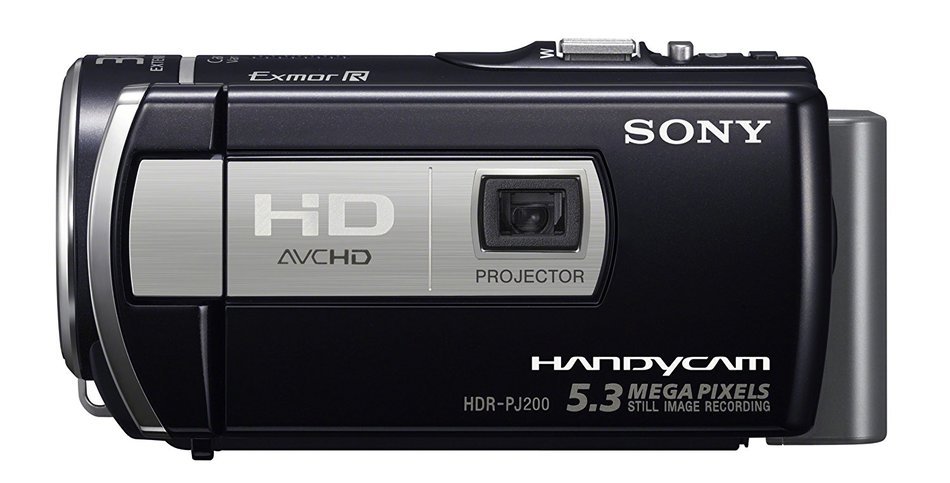 Sony HDR-PJ200 High Definition Handycam 5.3 MP Camcorder with 25x Optical Zoom and Built-in Projector (Black)... N10