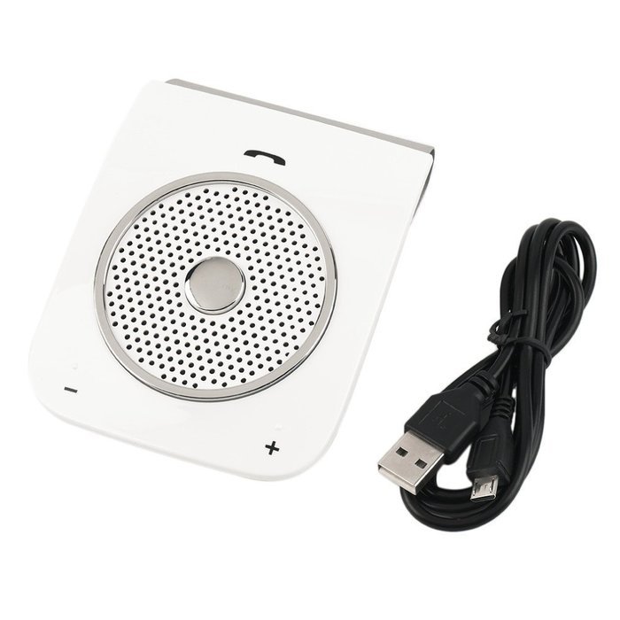 FXWOOD, Wireless Bluetooth Handsfree Car Kit Speakerphone Bluetooth Hands free Stereo Bass For Smart Phone Hot...