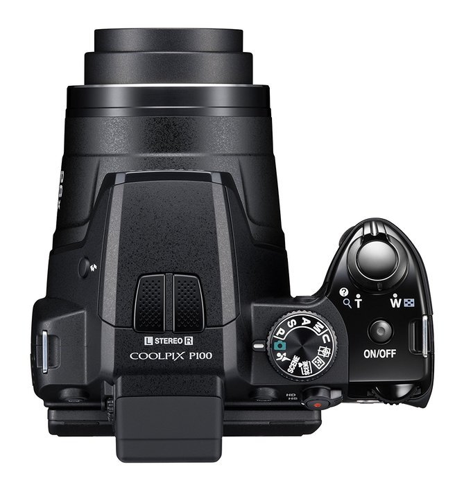 Nikon Coolpix P100 10 MP Digital Camera with 26x Optical Vibration Reduction (VR) Zoom and 3-Inch LCD (Black)... N4