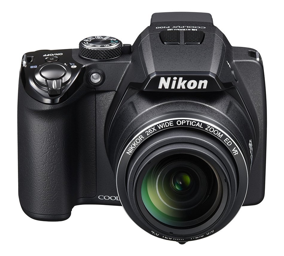 Nikon Coolpix P100 10 MP Digital Camera with 26x Optical Vibration ...