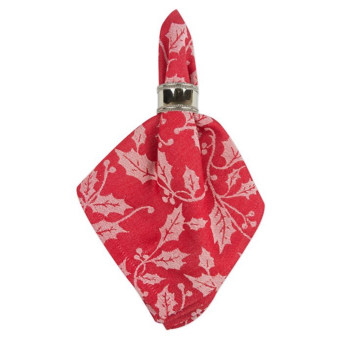DII Christmas Holiday Holly Jolly Plaid Napkin, Set of 6 N10