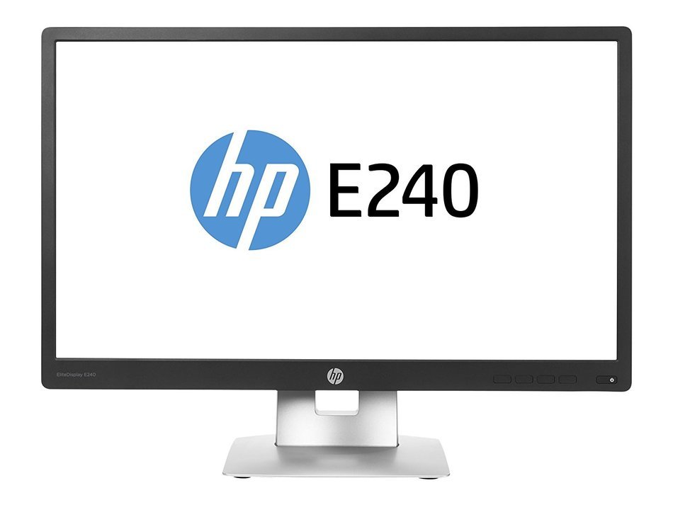 HP M1N99A8#ABA EliteDisplay E240 23.8'' 1080p Full HD LED-Backlit LCD Monitor, Black/Silver