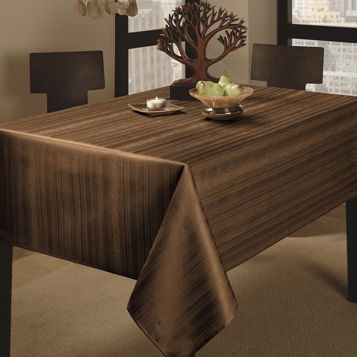 Benson Mills Flow Heavy Weight "Spill Proof" Fabric Napkins (Set of 4), 18"x 18", Taupe