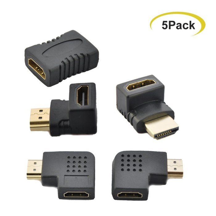 Seadream 20" 50CM 90 Degree HDMI Right-toward Male to HDMI Female Cable Adapter Connector (Right-toward) N7