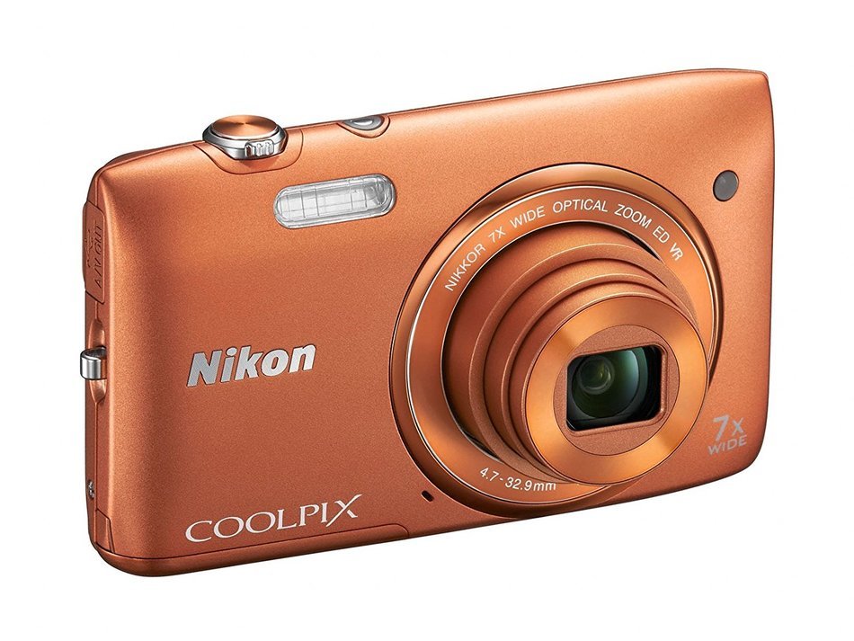 Nikon COOLPIX S3500 20.1 MP Digital Camera with 7x Zoom (Decorative Pink) (OLD MODEL) N22