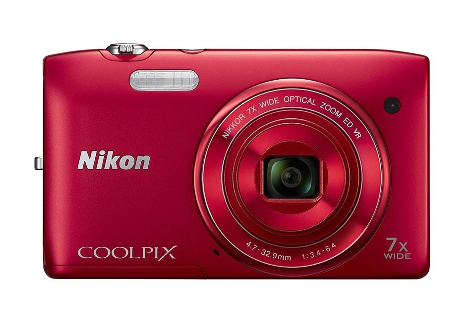 Nikon COOLPIX S3500 20.1 MP Digital Camera with 7x Zoom (Decorative Pink) (OLD MODEL) N23