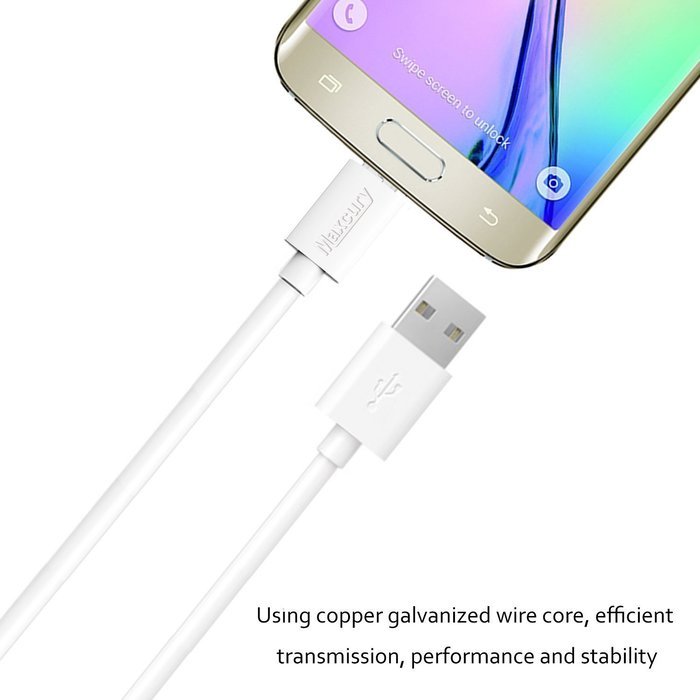 Maxcury&reg; [5-Pack] Premium High Speed Micro USB Cables Extral Short [1ft 0.3m] Extra Long [10.5ft 3.2m] Sync and... N3