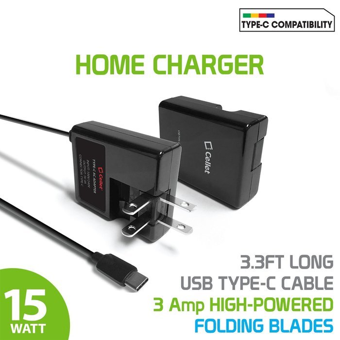 Type C Charger for Google Pixel XL, LG V20, LG G5, HTC 10, Nexus 6P/5X and All Other Type-C Smartphones, Tablets... N7