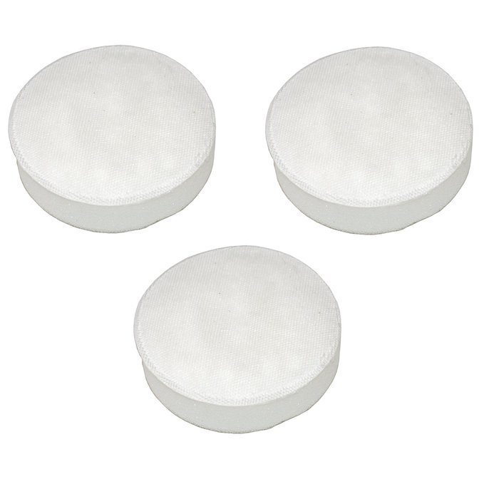 HQRP 3-pack Foam Filters for Hoover Corded Cyclonic SH20030 Stick Vacuum + HQRP Coaster