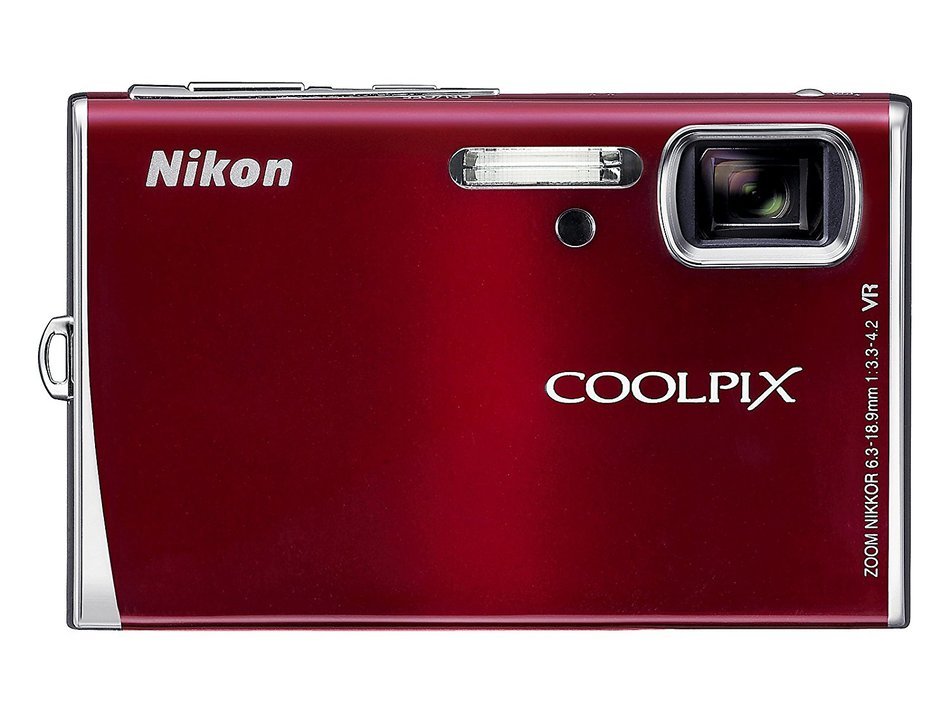 Nikon Coolpix S52 9MP Digital Camera Zoom with 3x Optical Vibration Reduction Zoom (Red) N2