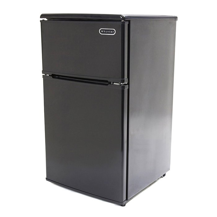 3.1 Cubic Foot Energy Star Compact Refrigerator Freezer in Black Dry Erase N3