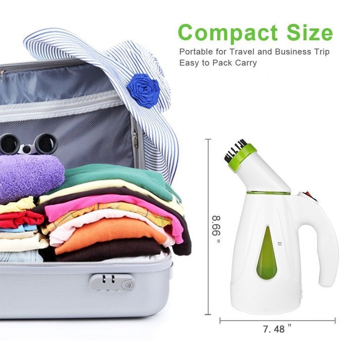 Multi-functional Portable Garment Steamer,Mini Travel Steamer and Iron,Fabric Steamer, Home steamer,Powerful Handheld...