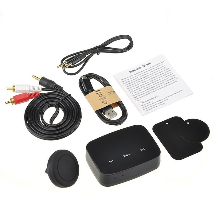 HiFi Wireless Bluetooth Music Receiver with magnetic car mount holder for Streaming iPhone, iPad, Android, Smartphones... N5