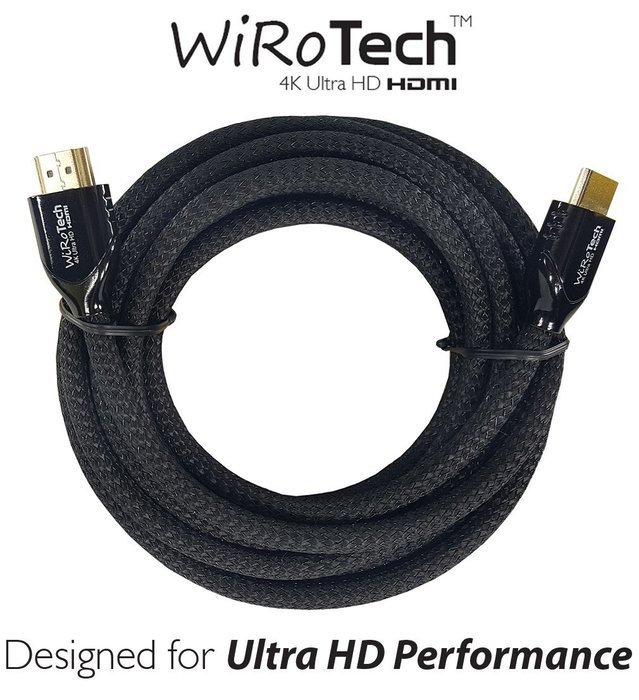 WiRoTech Green HDMI Cable 4K Ultra HD (6 Feet, Green) N114