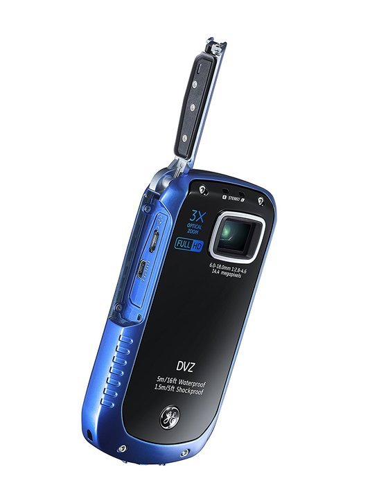 General Imaging DVZ-OB DVZ Full-HD 1080p Waterproof Digital Video Camera with 2.5-Inch LCD (Ocean Blue) (Discontinued... N2