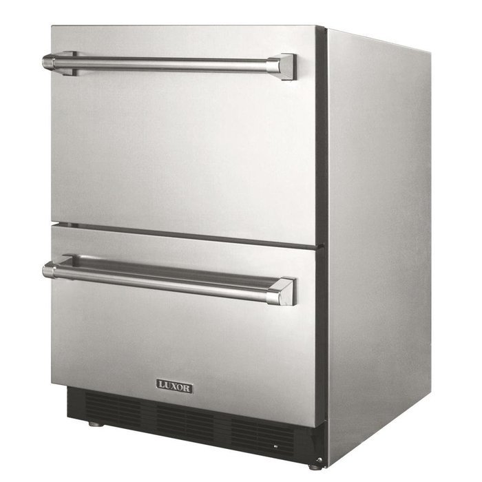 Luxor 4.5 Cu. Ft. Outdoor Refrigerator Drawers - Stainless Steel - Aht-od-rf2 N2