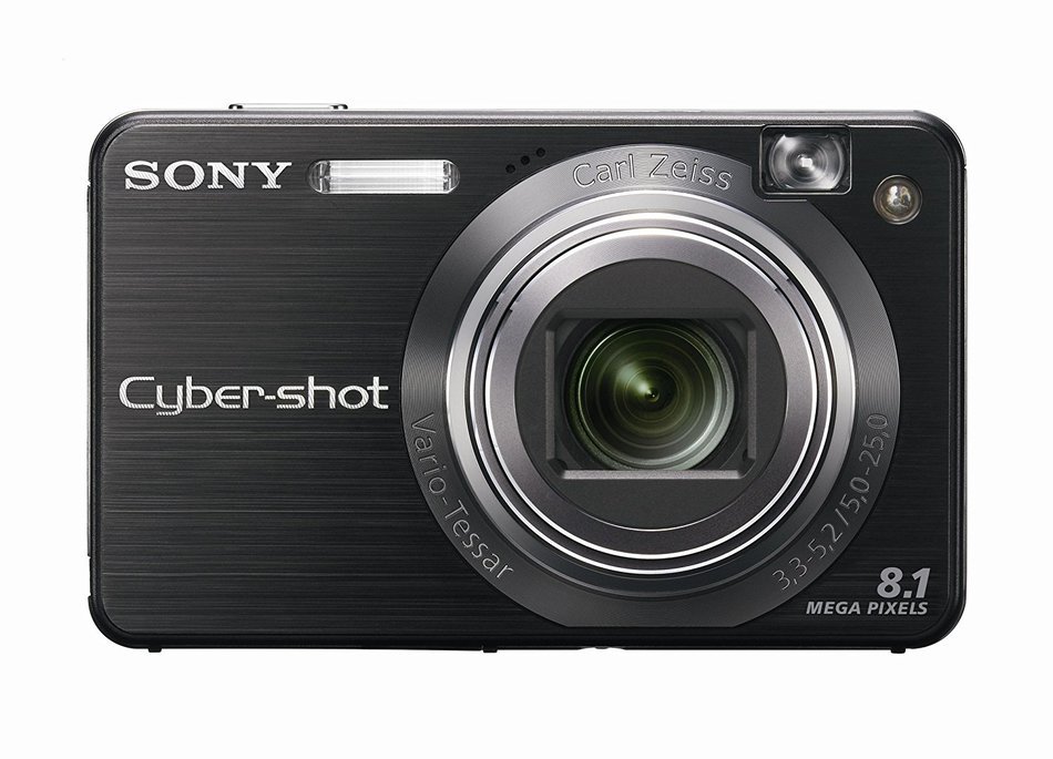 Sony Cybershot DSCW150/B 8.1MP Digital Camera with 5x Optical Zoom with Super Steady Shot (Black) N11